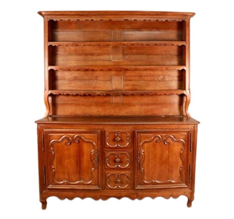 Geschirrschrank Lorrain aus Eiche XVIII.