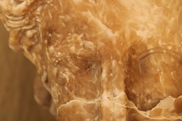 Female head in onyx, 20th c
