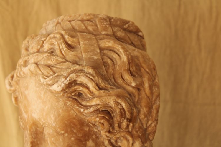 Female head in onyx, 20th c