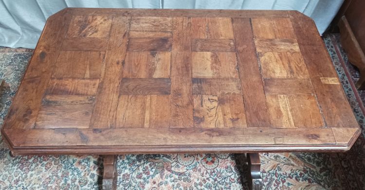 Neo-Renaissance solid oak table
