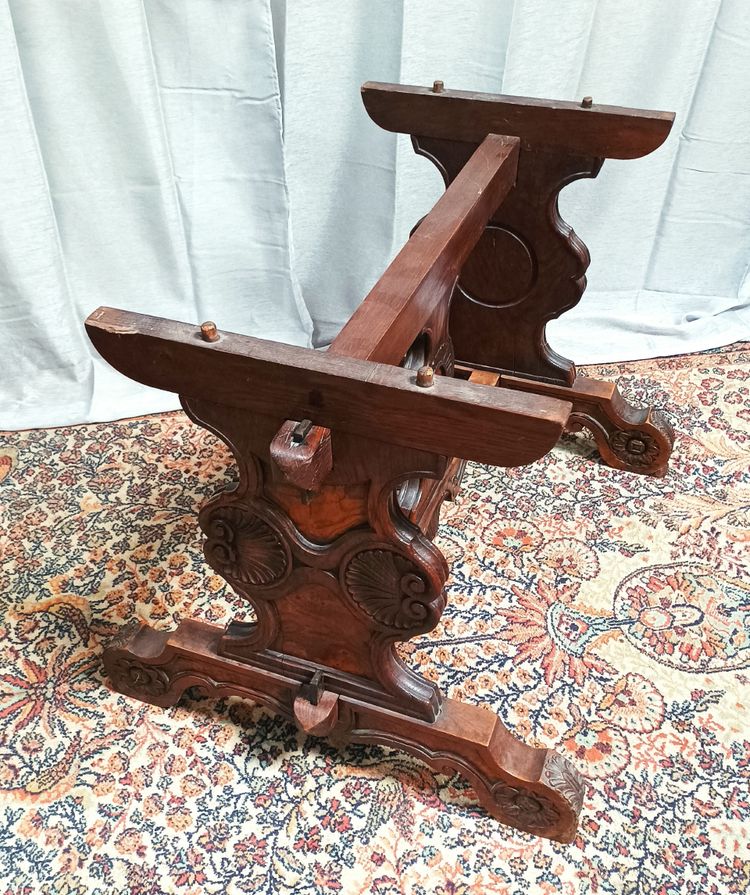Neo-Renaissance solid oak table