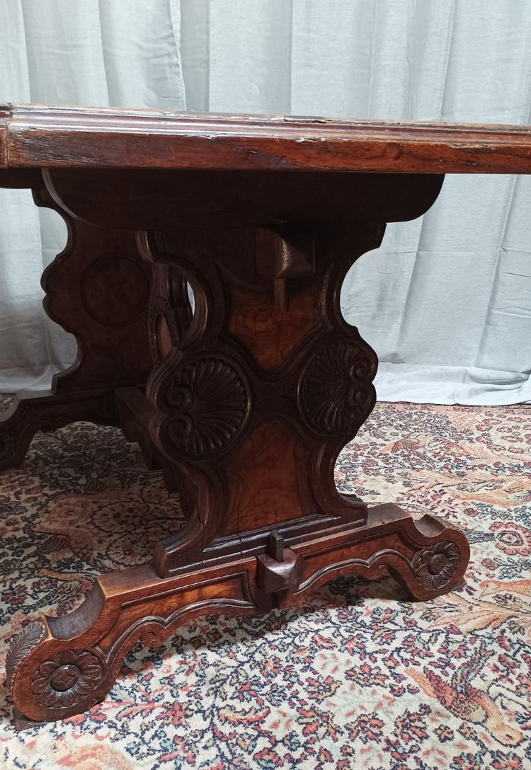 Neo-Renaissance solid oak table