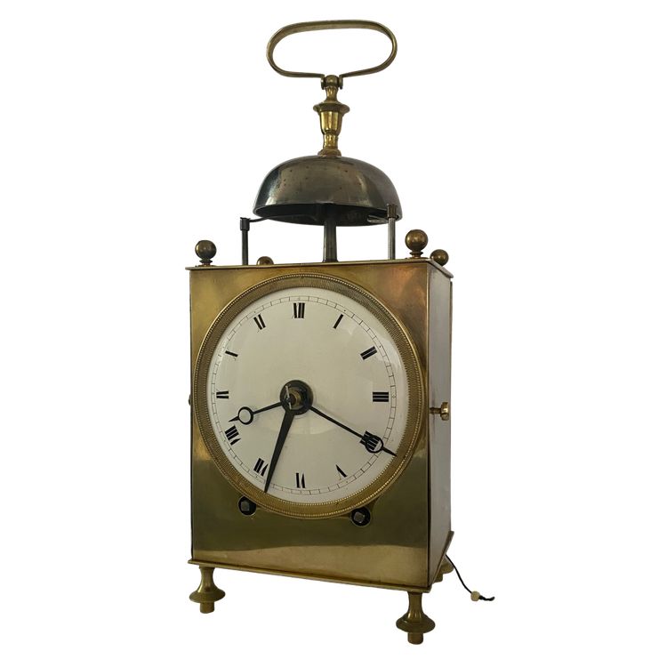 CAPUCINE-UHR MIT SCHLAGWERK UND WECKER, UM 1800