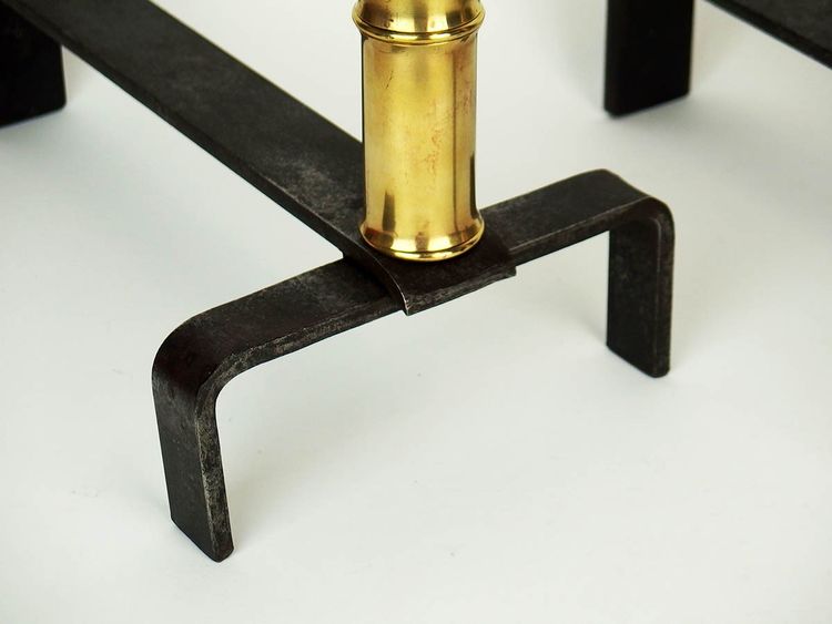 Coppia di candelabri di Jacques Adnet