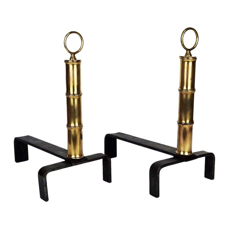 Coppia di candelabri di Jacques Adnet