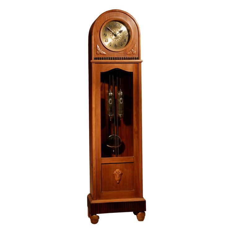  Orologio da pavimento Gustav Becker Art Déco in noce tedesco, 1920 circa