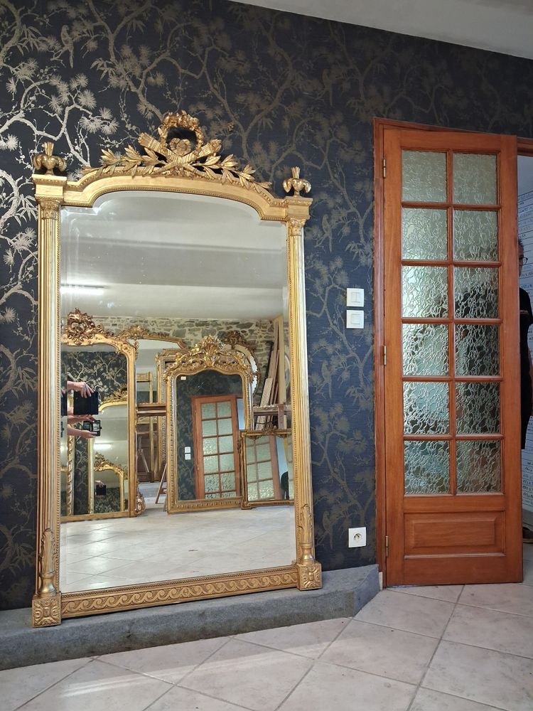 Miroir époque Napoléon III 186x 108