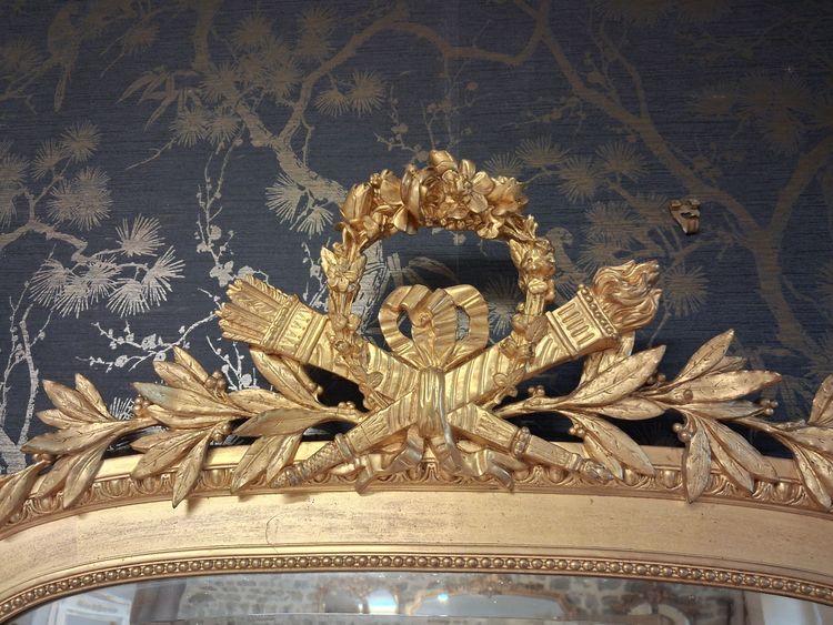 Miroir époque Napoléon III 186x 108