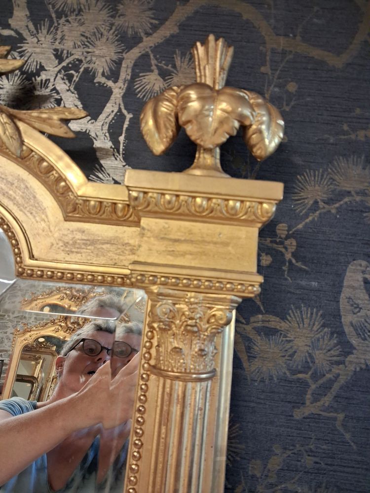 Miroir époque Napoléon III 186x 108