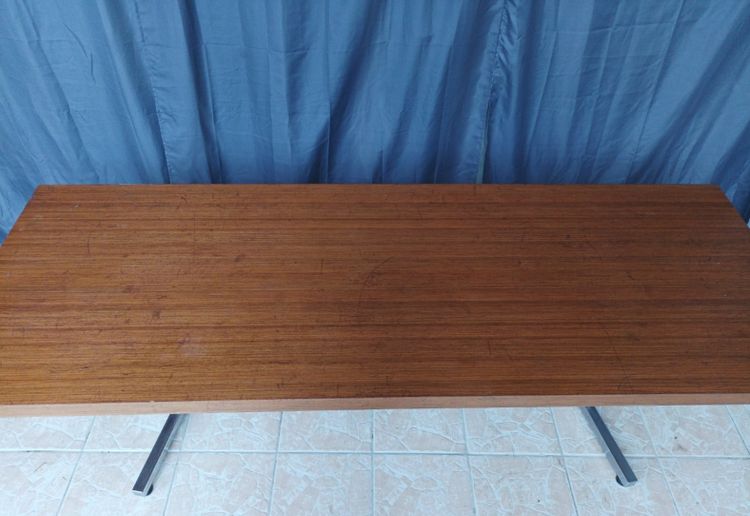 Grande table design 1960 / 1970 en acajou