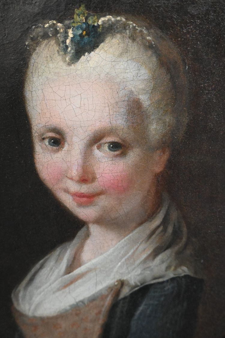 ritratto di giovane donna, Italia XVIII secolo, seguace di Pietro Longhi