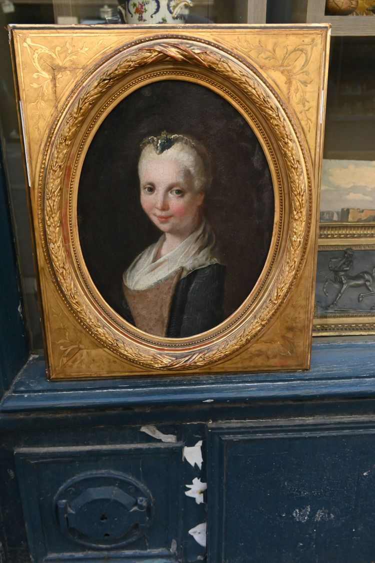 ritratto di giovane donna, Italia XVIII secolo, seguace di Pietro Longhi