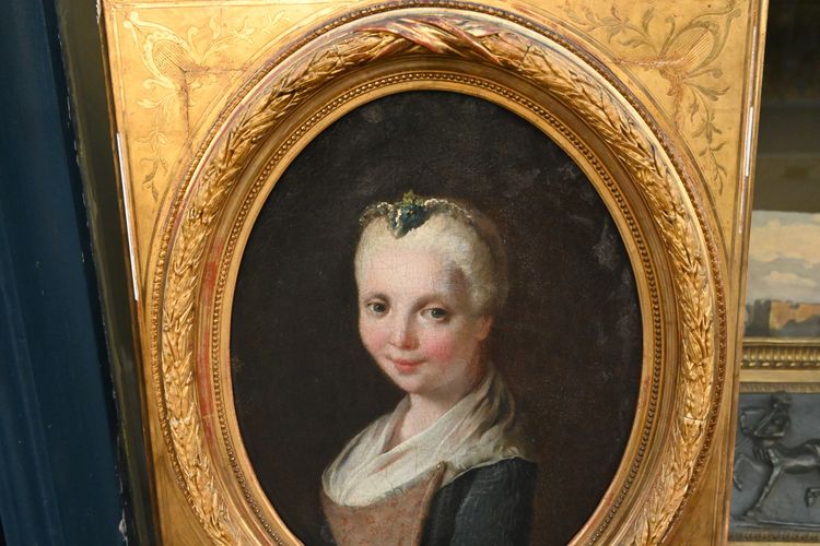 ritratto di giovane donna, Italia XVIII secolo, seguace di Pietro Longhi