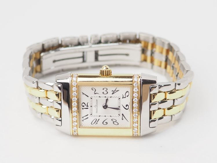 Montre Jaeger-LeCoultre Réverso en or jaune et acier
