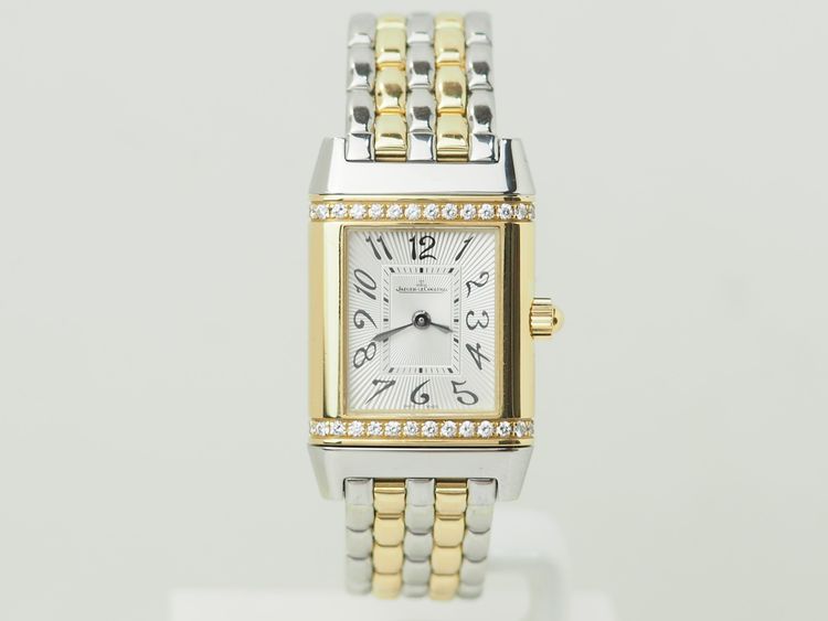 Montre Jaeger-LeCoultre Réverso en or jaune et acier