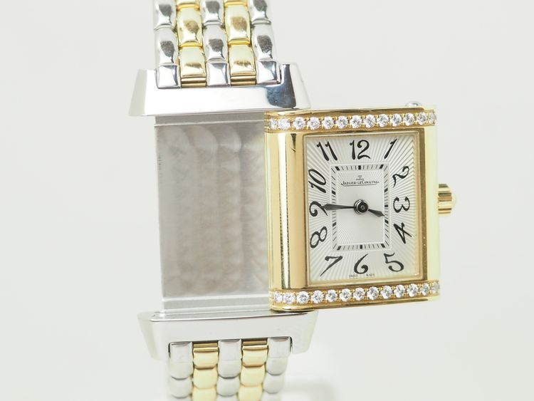 Montre Jaeger-LeCoultre Réverso en or jaune et acier