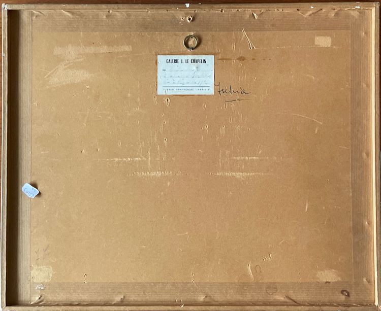 Abstract composition signed by Sascha Alexandre GARBELL - Ecole de Paris -Réalités nouvelles