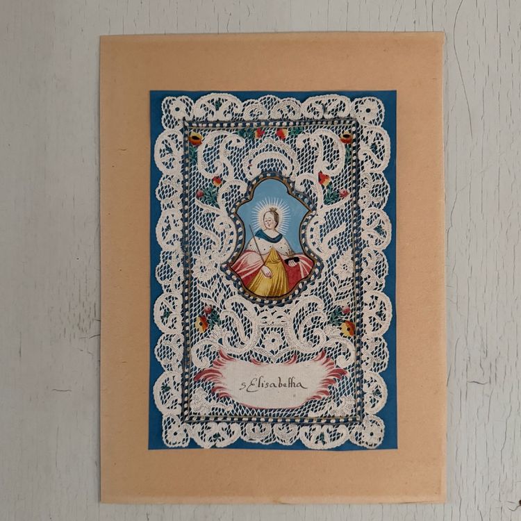 Convent canivet from the early 18th century representing Saint Elizabeth