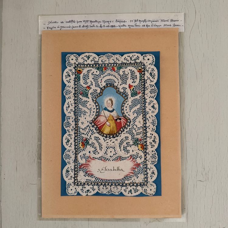 Convent canivet from the early 18th century representing Saint Elizabeth