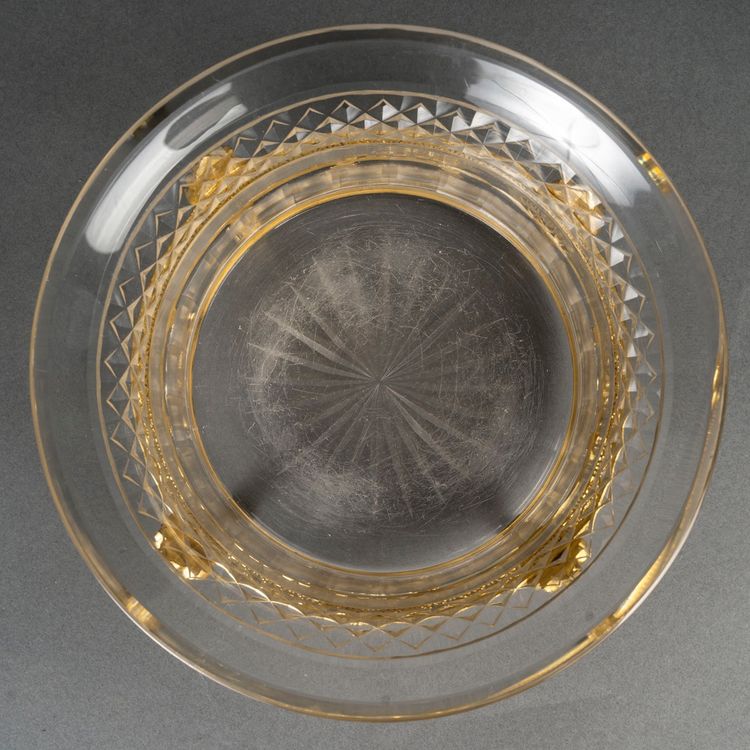 A beautiful crystal and gilt bronze bowl, late 19th century