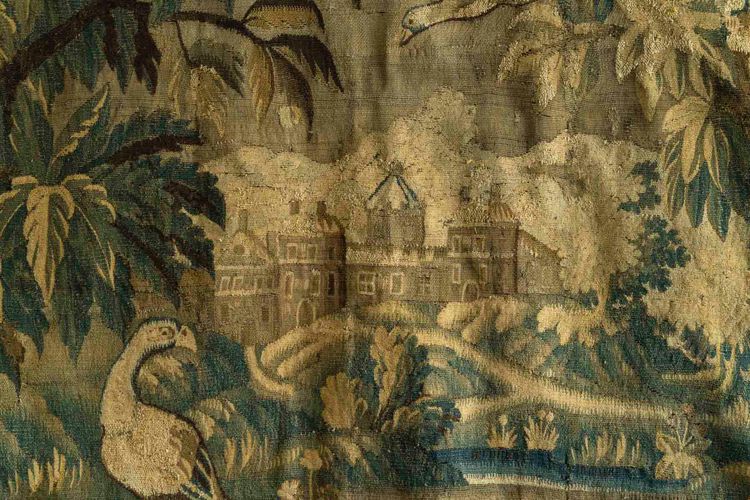 Une tapisserie Royale Aubusson, époque XVIIé siècle 