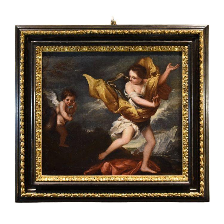 The Nymph Daphne With Cupid, Roman School 17th/18th Century
