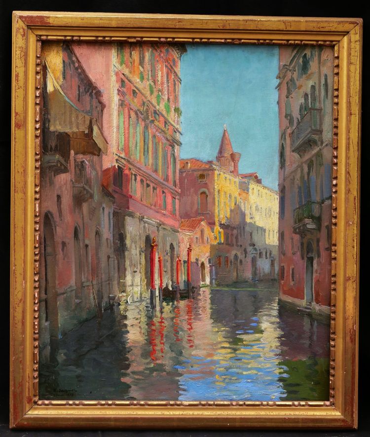 Henry JACQUIER, Kanal in Venedig