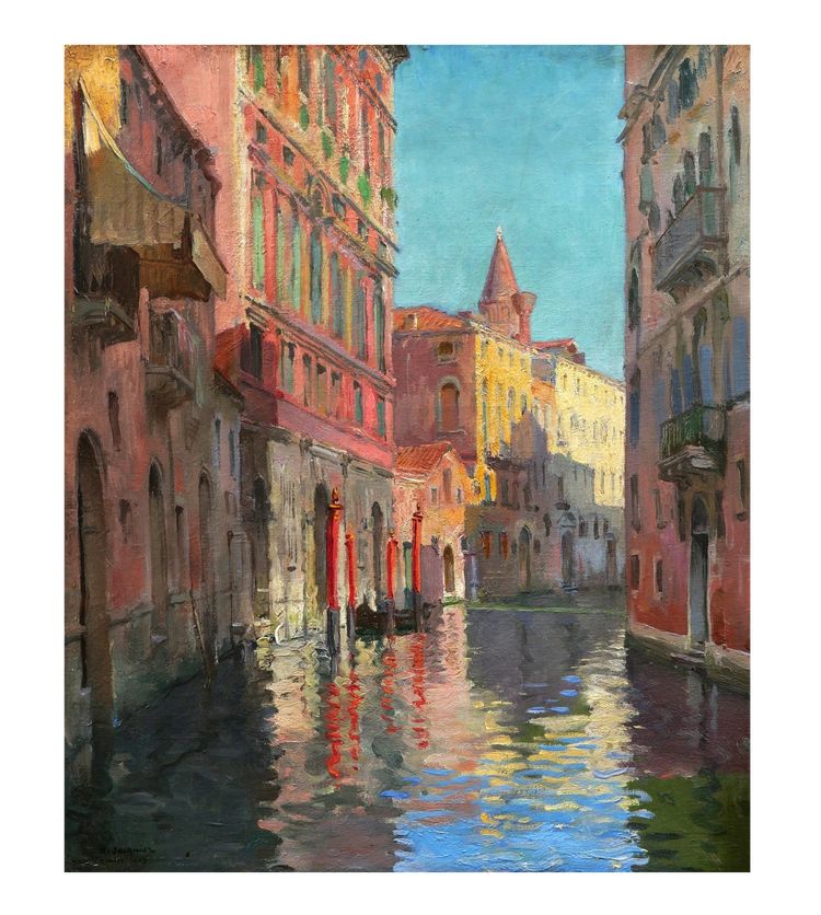 Henry JACQUIER, Kanal in Venedig