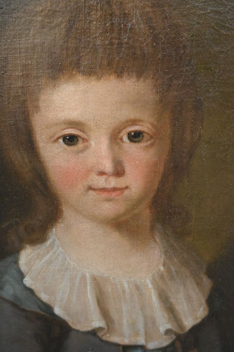 Ritratto di ragazzo Pierre Nouel de Latouche , scuola del XVIII secolo