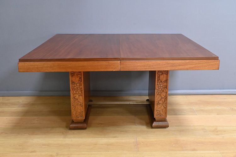 Mahogany 6 to 18 place settings table, Art Deco - 1920