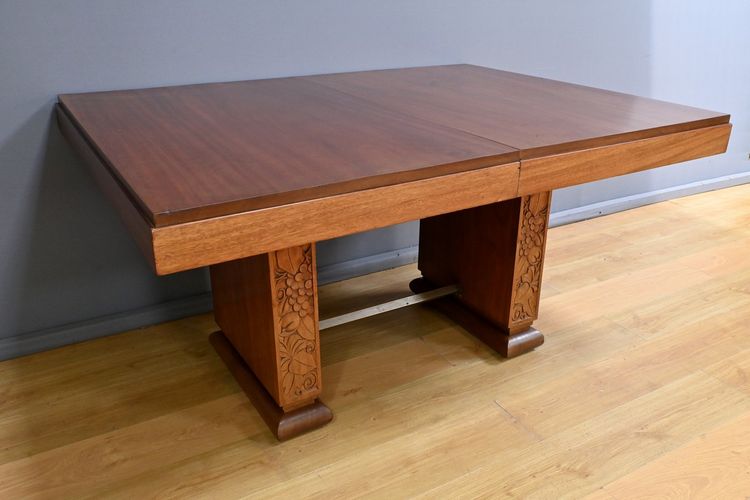 Mahogany 6 to 18 place settings table, Art Deco - 1920