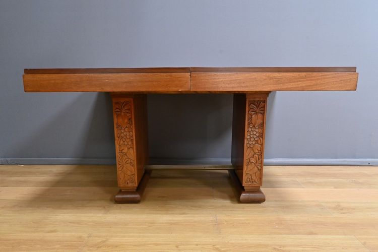 Mahogany 6 to 18 place settings table, Art Deco - 1920