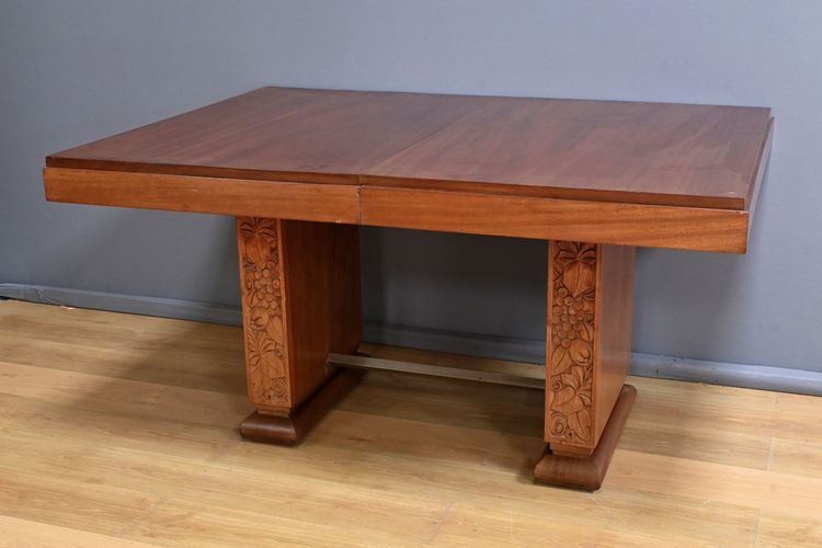 Mahogany 6 to 18 place settings table, Art Deco - 1920