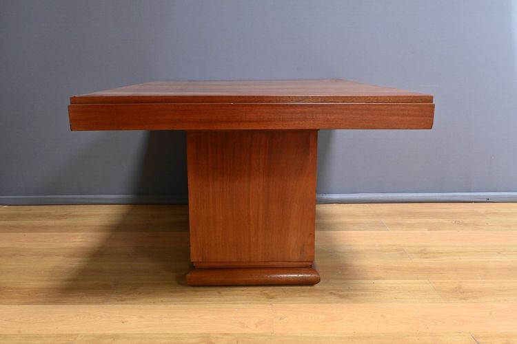 Mahogany 6 to 18 place settings table, Art Deco - 1920