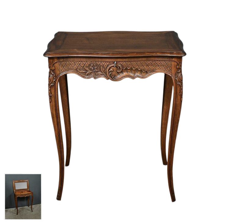 Travailleuse en Hêtre massif, style Louis XV – Début XXe