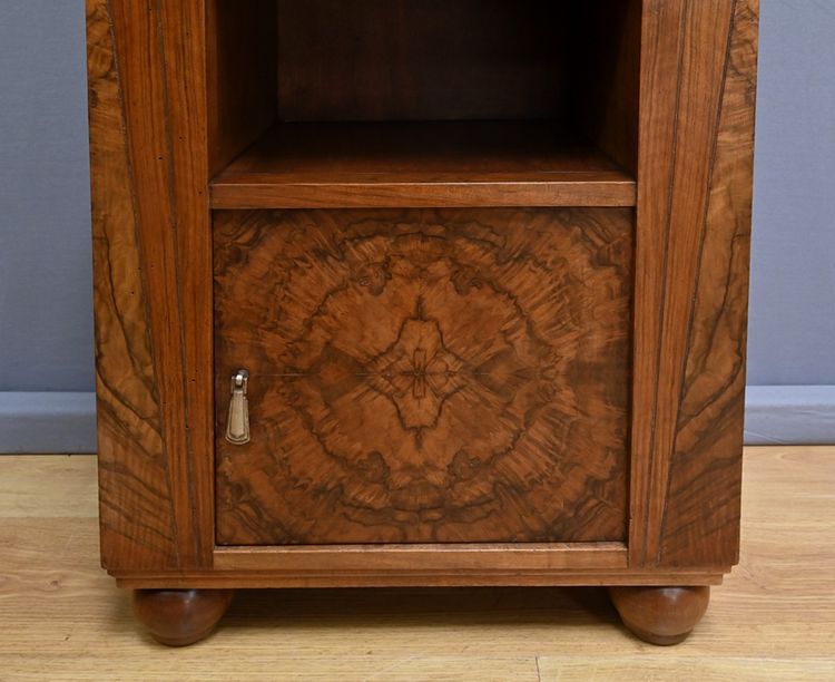 Chevet en Ronce de Noyer, Art Déco – 1930