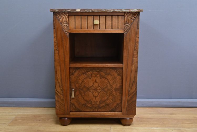 Chevet en Ronce de Noyer, Art Déco – 1930