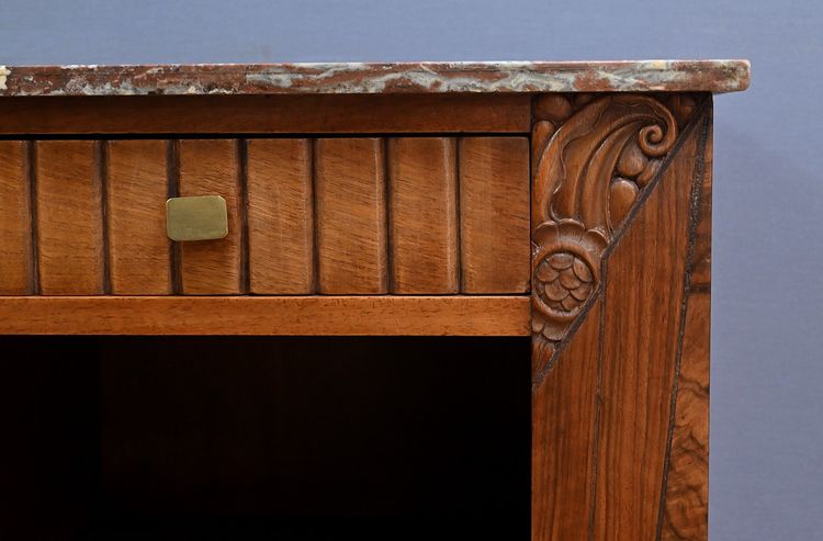 Chevet en Ronce de Noyer, Art Déco – 1930