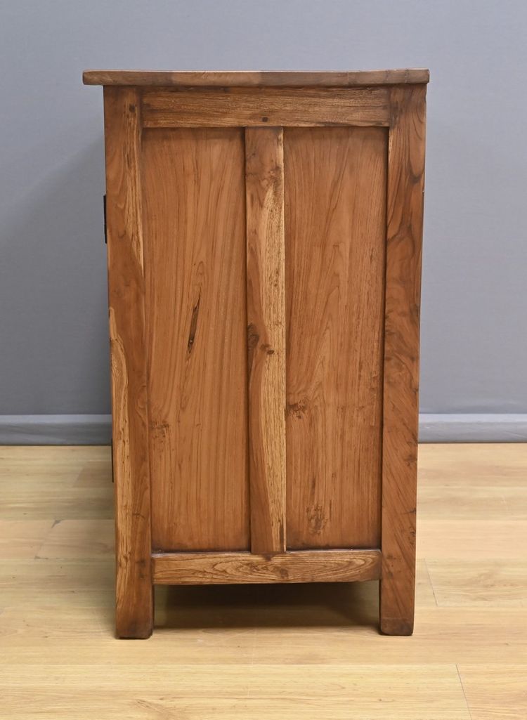 Solid teak display case, India - Early 20th century