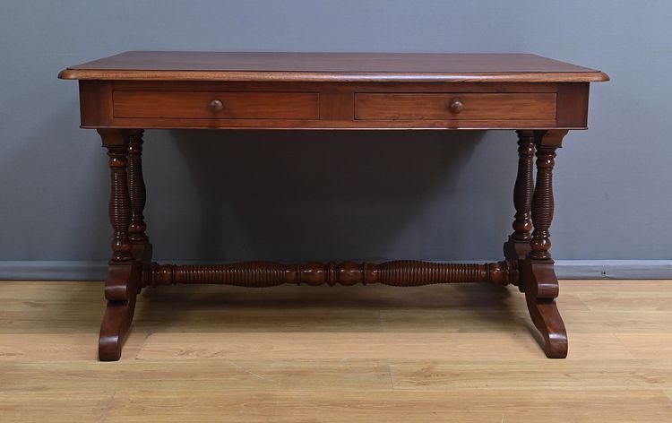 Table Bureau en Acajou, époque Louis-Philippe – 1ère moitié XIXe