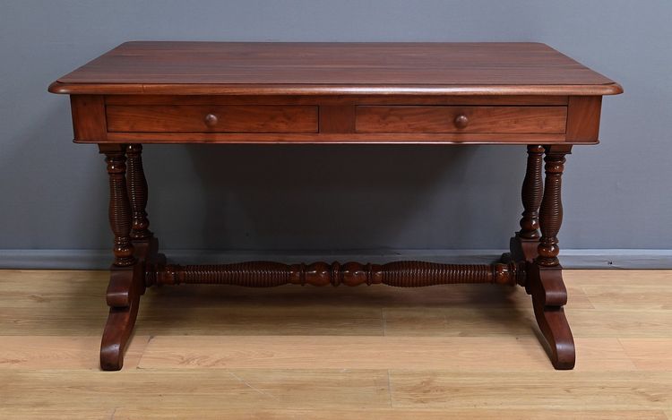Table Bureau en Acajou, époque Louis-Philippe – 1ère moitié XIXe