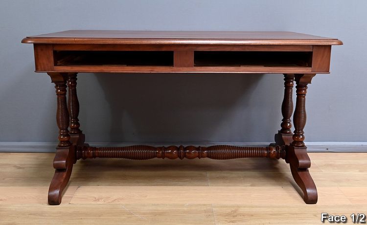 Table Bureau en Acajou, époque Louis-Philippe – 1ère moitié XIXe