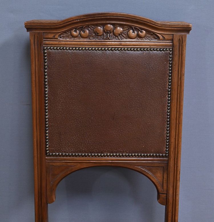 Suite di 12 sedie in noce, Art Nouveau - Inizio XX secolo