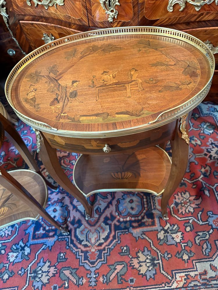 PAIR OF LOUIS XV BEDSIDE TABLES