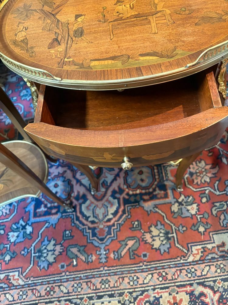PAIR OF LOUIS XV BEDSIDE TABLES