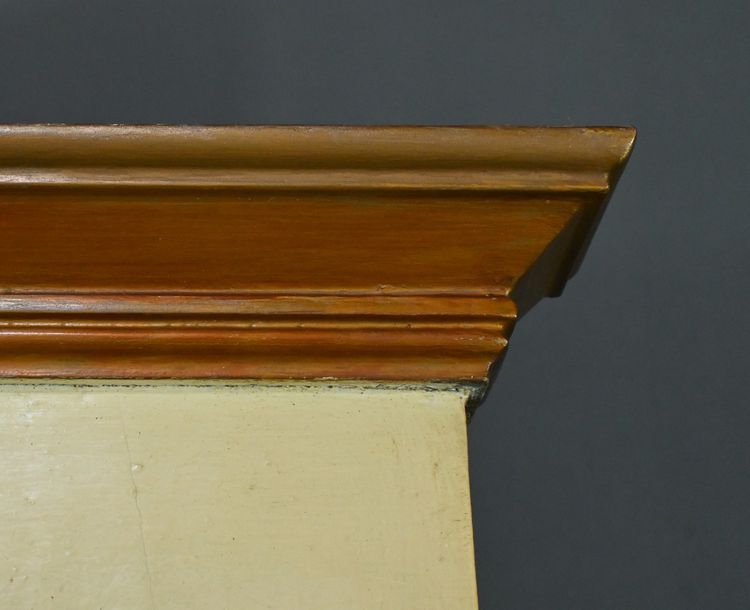 Specchio Trumeau in legno dipinto, stile Luigi XV - Fine XIX secolo