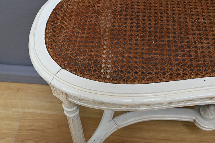 Banc de Piano en Bois peint, style Louis XVI – Fin XIXe
