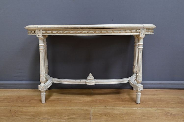 Banc de Piano en Bois peint, style Louis XVI – Fin XIXe