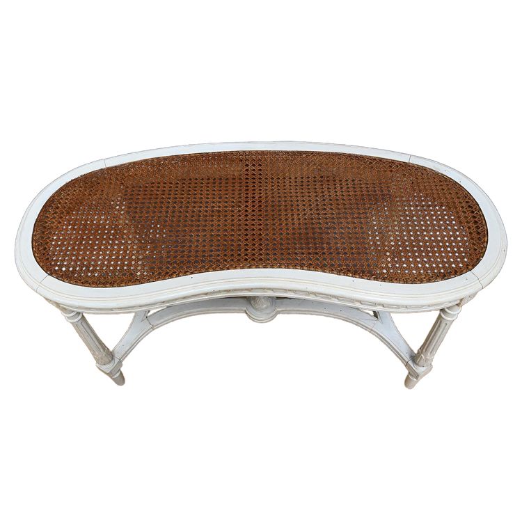 Banc de Piano en Bois peint, style Louis XVI – Fin XIXe