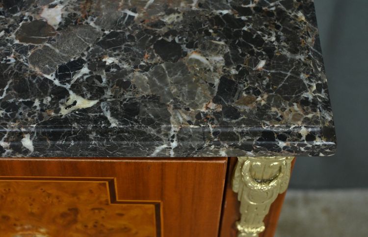 Cassettone intarsiato, stile Luigi XVI - metà del XX secolo